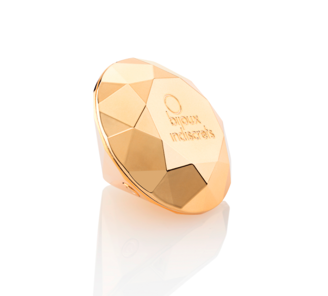 Bijoux Indiscrets Gold-Plated 1.8" Vibrating Diamond Massager