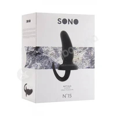 Sono No 15 Black Tailed Butt Plug