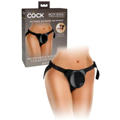 Pipedream King Cock Elite Beginner s Body Dock Strap On Harness