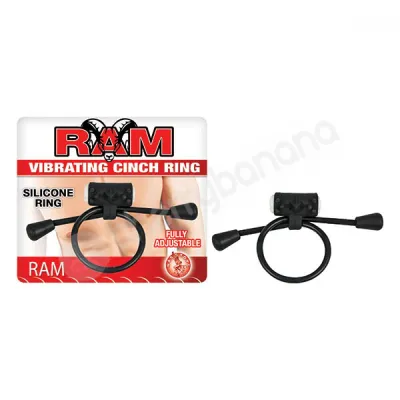 Ram Black Vibrating Cinch Ring