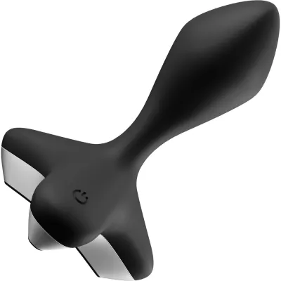 Satisfyer Game Changer Rechargeable Waterproof 12 Function Vibrating Butt Plug Black