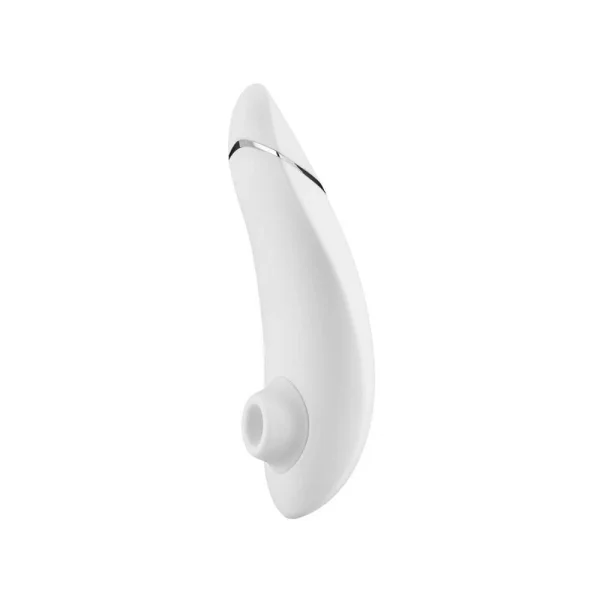 Womanizer Premium White/Chrome Air Suction Clit Stimulator