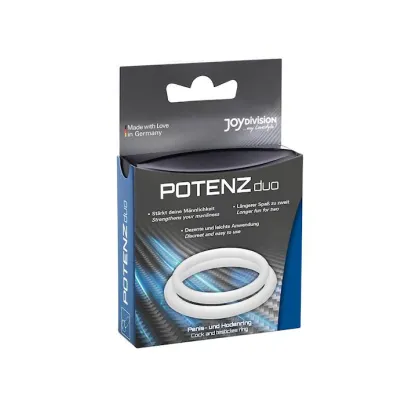 Potenzduo Cock Ring White Medium