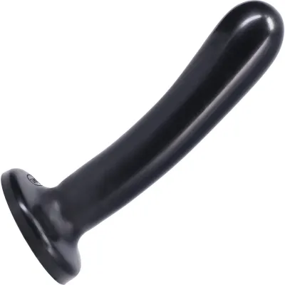 Silk Silicone Dildo By Tantus Large Onyx