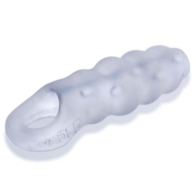 Oxballs Invader Cocksheath Penis Extender Clear Ice