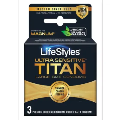 Lifestyles Ultra Sensitive Titan 3pk