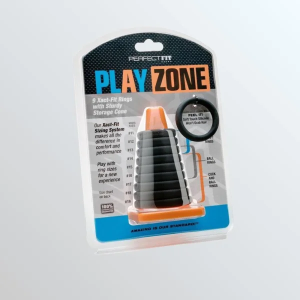 Play Zone Stackable Cock Ring Kit with Multiple Sizes — image 5 of 6