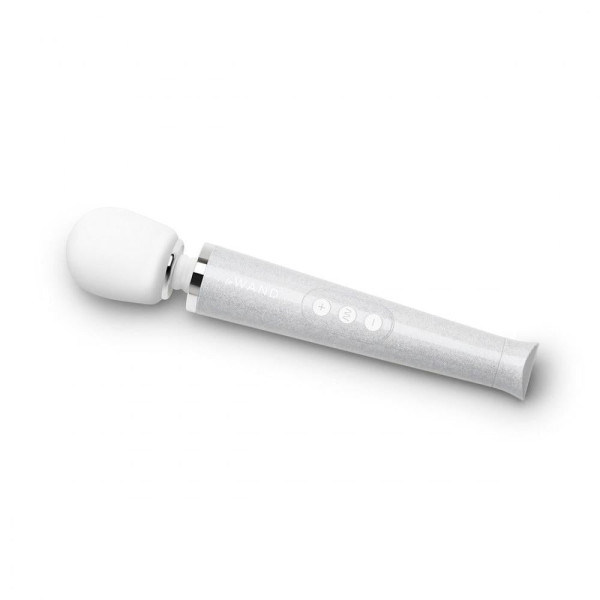 Le Wand 'All that Glimmers' Small Wand Vibrator - White