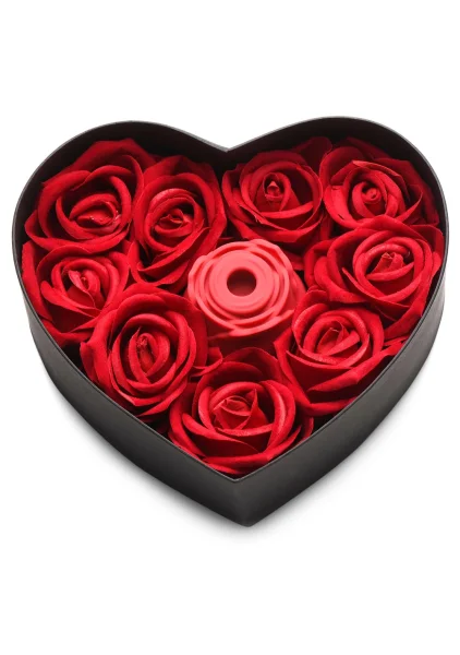 Bloomgasm The Rose Pressure Wave Stimulator Lover's Gift Box - Red