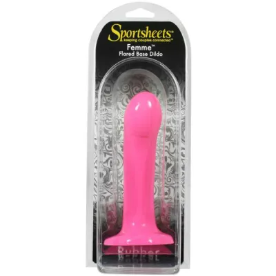 Sportsheets Femme PVC Flared Base Dildo Pink