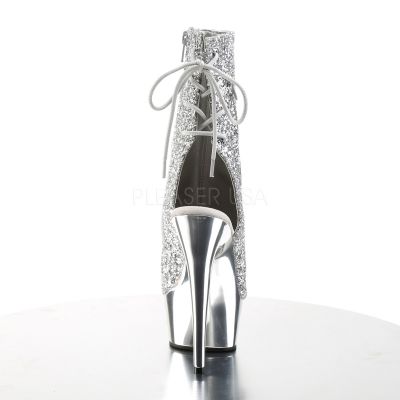 DELIGHT 1018G 6 Heel 1 3 4 PF Open Toe Back Ankle Boot