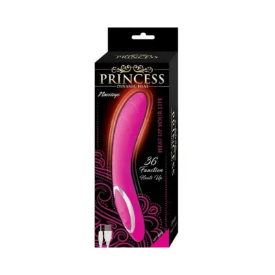 Princess Dynamic Heat G spot Vibrator Silicone Pink