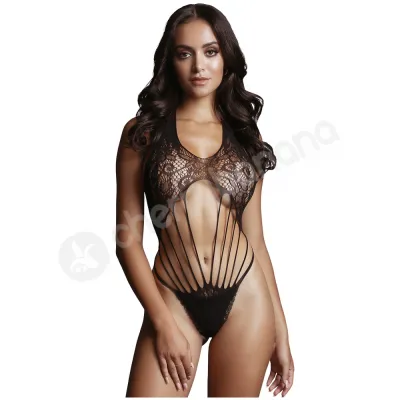 Le Desir Strappy Halter Neck Teddy