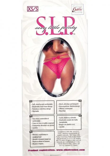SLP Sexy Little Panty Crotchless Pink XS/S — image 4 of 4