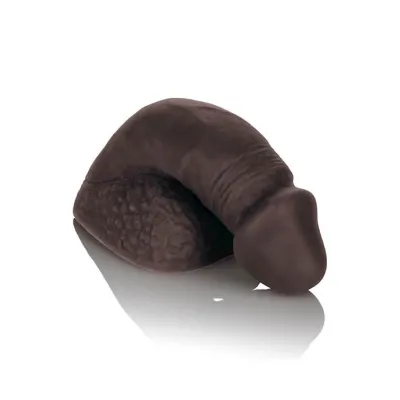 4 Inch Silicone Packing Penis Black 4 Inch