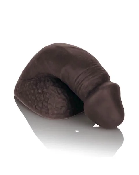 4 Inch Silicone Packing Penis - Black - 4 Inch