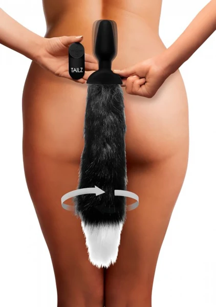Tailz Waggerz Moving and Vibrating Fox Tail Anal Plug — image 7 of 8
