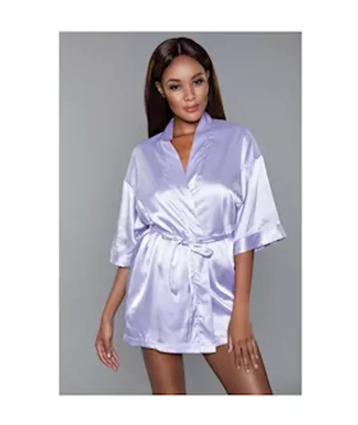 Getting Ready Robe - Purple - 1x — image 2 of 3
