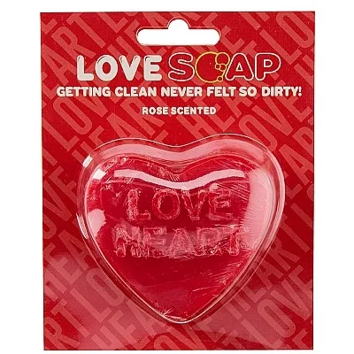 Love Heart Rose Scented Soap