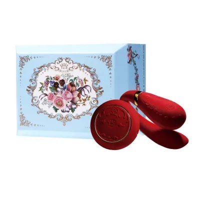 FanFan Couples Bluetooth Massager in Red by ZALO