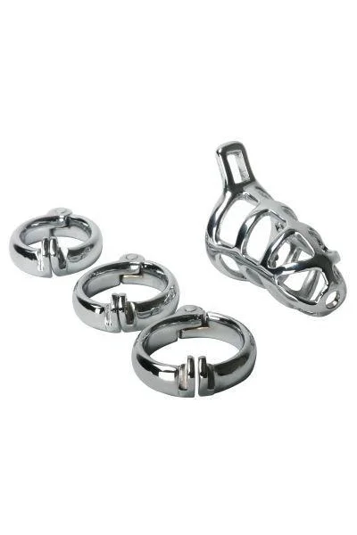 Detained Stainless Steel Chastity Cage