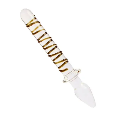 Lucent Swirled Glass Massager