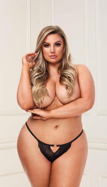 Heart Cutout Crotchless Panty