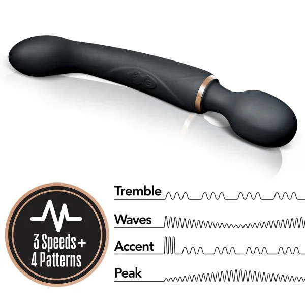 Blush Lush Gia 2-Way Wand Massager & G-Spot Stimulator