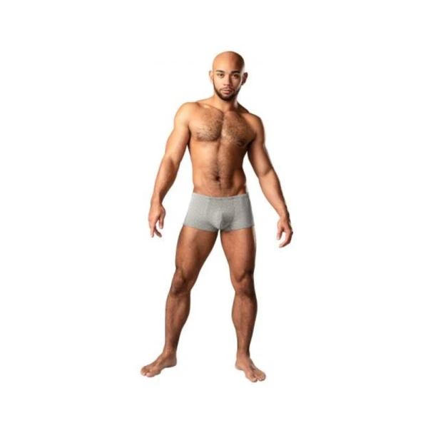 Men's Clothing: Male Power Labyrinth Mini Short Grey Weave M