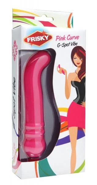 Pink Curve Silicone G-spot Vibe