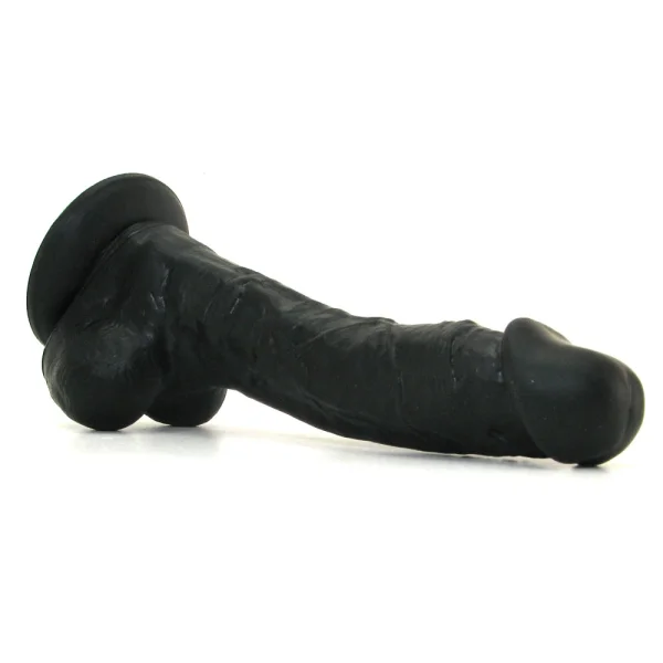 Colours Pleasures 5 Inch Black Silicone Suction Cup Dildo