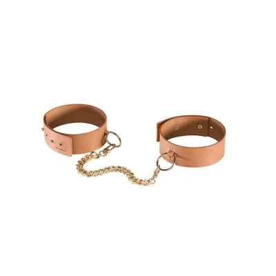 Bijoux Indiscrets Maze Ankle Knee Cuffs Brown