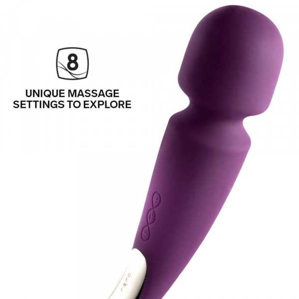 Lelo Smart Wand Luxury Compact Medium Vibrator - Plum