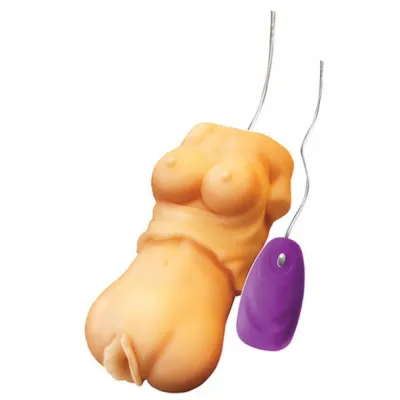 Pussy Power Vibrating Easy Emma Beige Stroker
