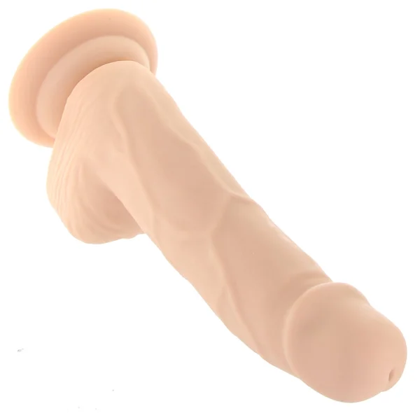 Silicone Studs Realistic 6" Suction Cup Dildo - Vanilla