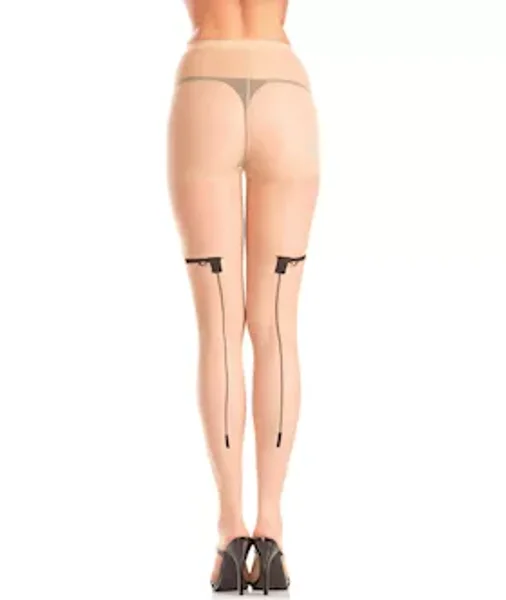 Get Your Gun Pantyhose - Flesh - One Size — image 3 of 4