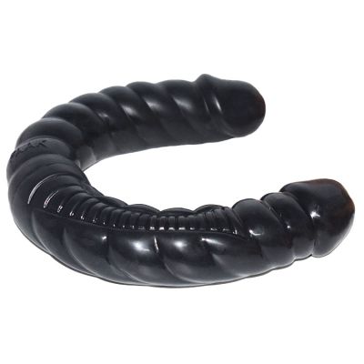 17 Ribbed Double Dildo