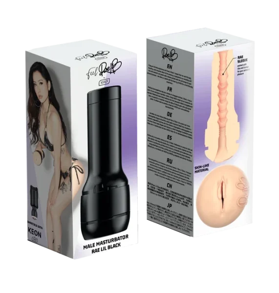 Kiiroo Feel Rae Lil Black Stroker