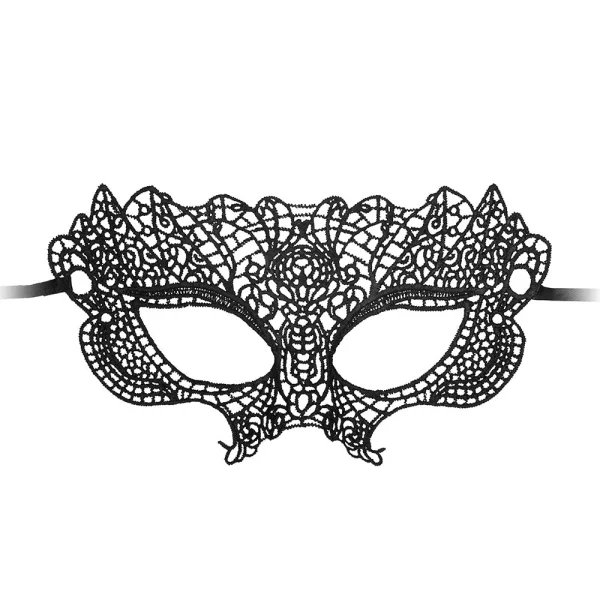 Princess Black Lace Mask Black