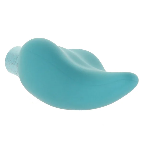 Gaia Eco Caress Rechargeable Waterproof Plant Based Clitoral Vibrator By Blush - Aqua