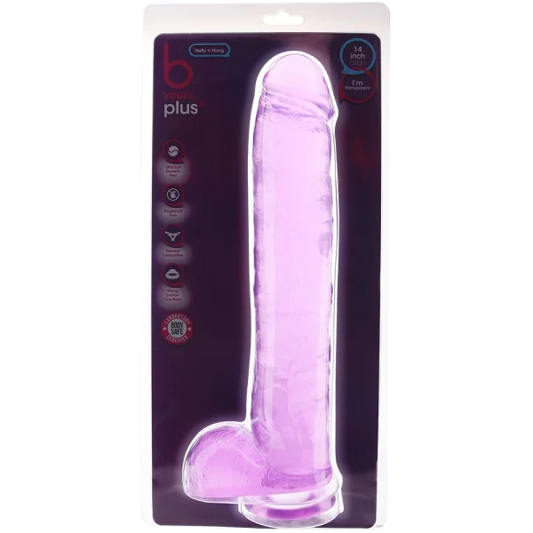 B Yours Plus Hefty n’ Hung 14 Inch Ballsy Dildo