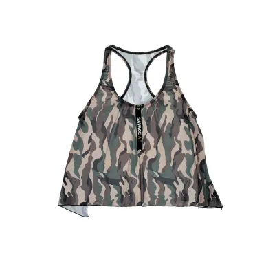 Savage Af Swing Top Forest Camo S m