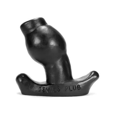Devil s Plug Hollow Plug 4 5 Inch Black One Size
