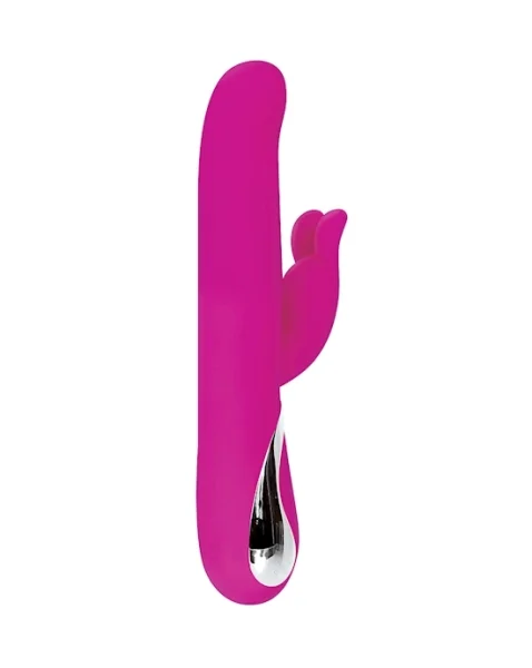 Evolved Pearly Rabbit Rechargable Vibrator - Pink - 5 Inch