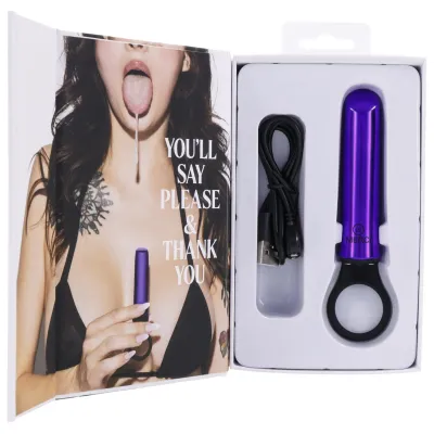 Merci Power Play With Silicone Grip Ring Violet