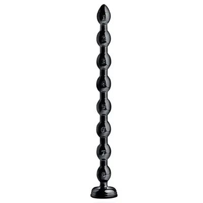 Hosed 19 Inch Long 1 5 Inch Beaded Hose Anal Dildo
