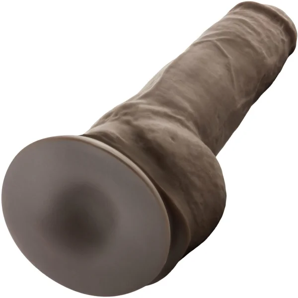 Au Naturel Big Boy 10 Inch Sensa Feel Dual Density Dildo By Blush - Chocolate