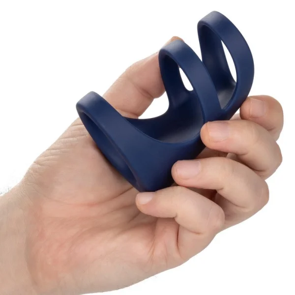 Viceroy Platinum Series Silicone Rechargeable Triple Cock Cage Vibrating Cock Ring By CalExotics