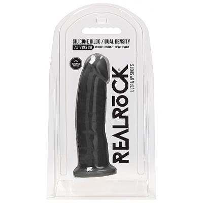 Silicone Dildo Without Balls 19 x 2cm Black