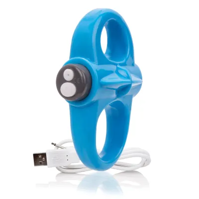 Charged Yoga Rechargeable Vibe Ring Blue
